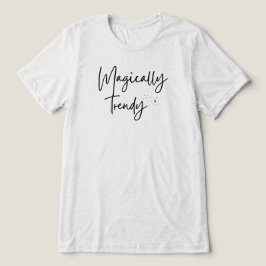 Magiskt Trendig med Trollspö, stjärnor och miniaty T Shirt