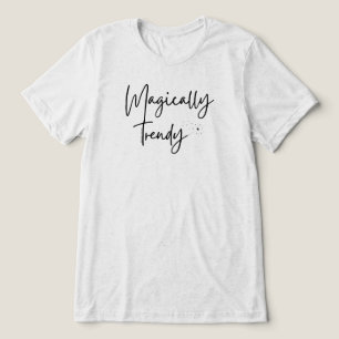 Magiskt Trendig med Trollspö, stjärnor och miniaty T Shirt