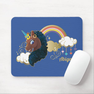 Magiskt Unicorn Rainbow & Clouds Design Musmatta