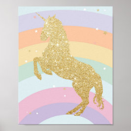 MAGISKT UNICORN RAINBOW-POSTER POSTER