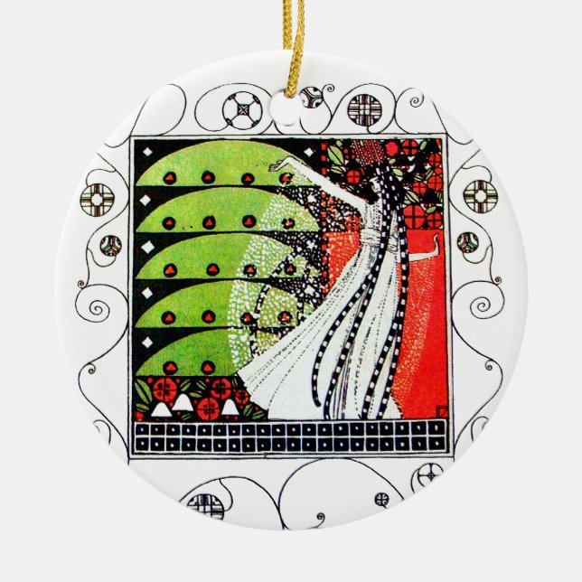 MAGISKT VÅR JULGRANSPRYDNAD KERAMIK (Framsidan)