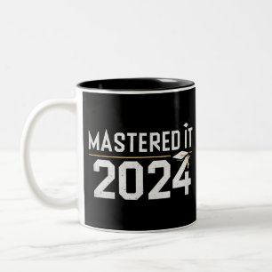 Magisterexamen Bemästrade Det 2024 Magisterexamen Två-Tonad Mugg