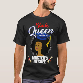 Magisterexamen Black Women Gift Educated African A T Shirt