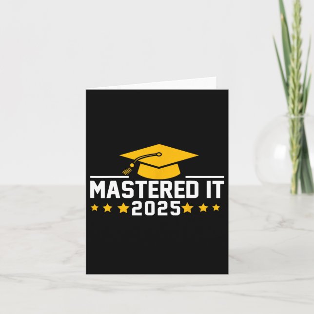 Magisterexamen i Studenten har skapat 2025 1 Kort (Framsida)