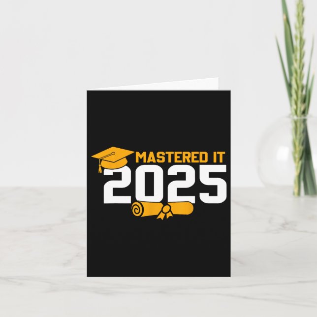 Magisterexamen i Studenten härjade 2025 Kort (Framsida)