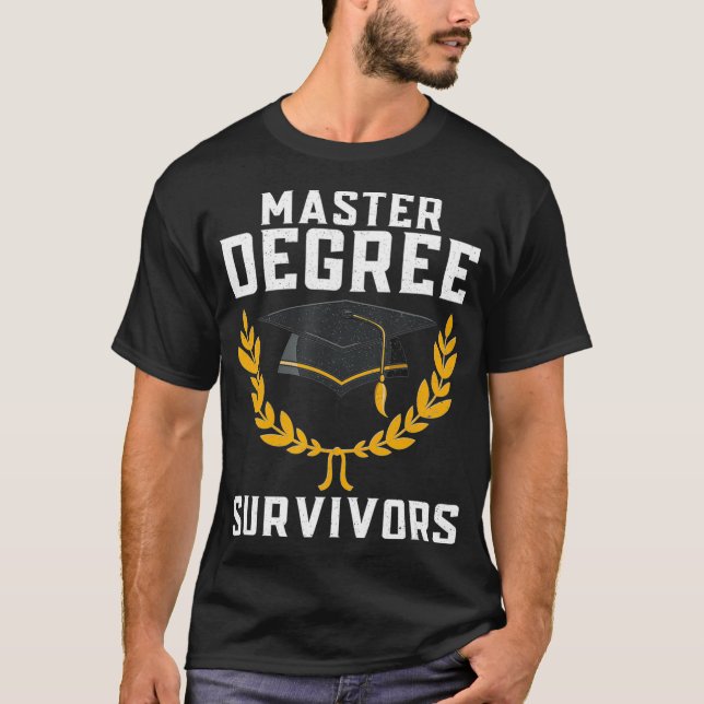 Magisterexamen Survivor _3 T Shirt (Framsida)