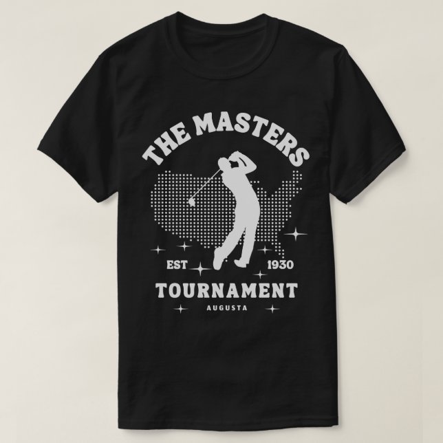 Magisterturneringen firar Augusta National Go T Shirt (Design framsida)