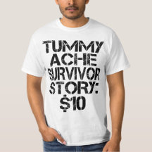 Magkänsla Survivor Story $10 Rolig Buksmärta