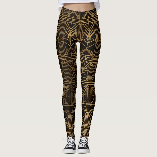 Magkontroll Leggings – Mjuk & Andningsbar Tyg (Framsida)