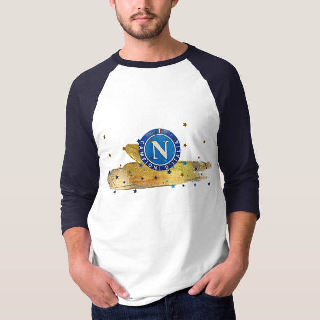 Maglia Uomo Napoli T Shirt (Framsida)