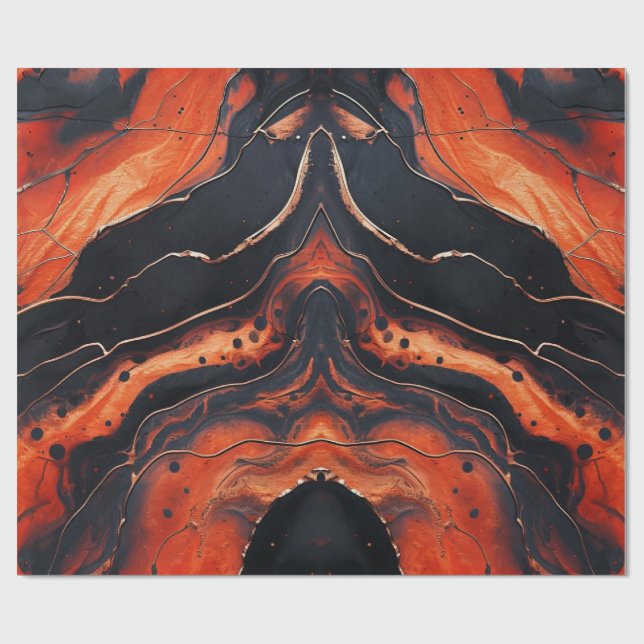 Magma Bloom Presentpapper (Platt)