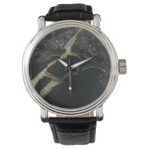 ’magma guld’ Granite-look WRISTWATCH