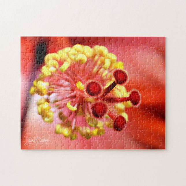 Magma Hibiscus Stigma Pussel (Horisontell)