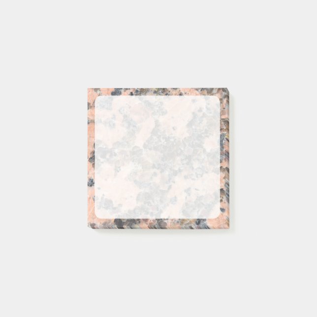 Magmatisk Granit- Geologens Bergtextur Post-it Block (Framsida)