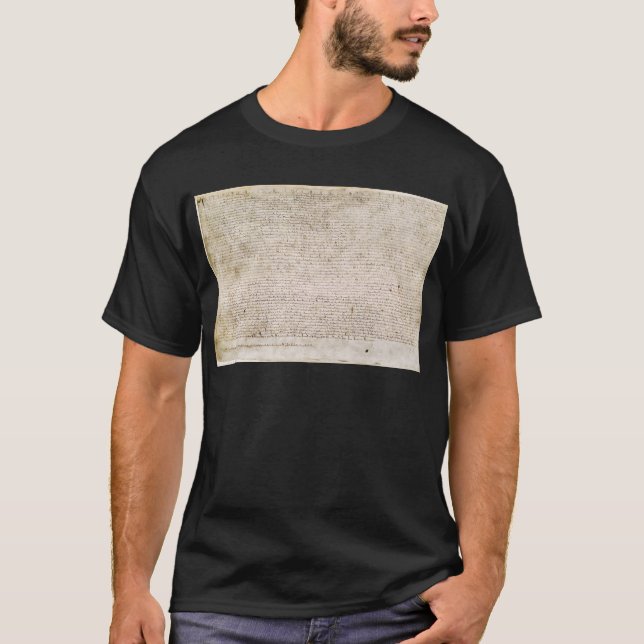 Magna Carta från 1215 års stadga om friheter T-shirt (Framsida)