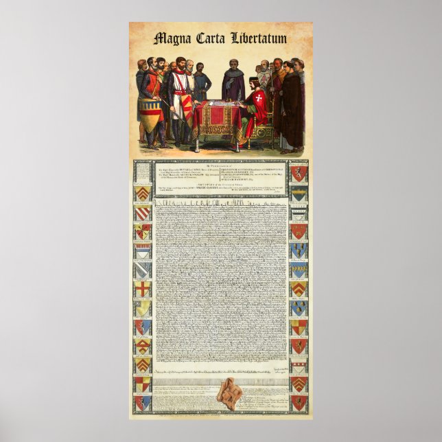 MAGNA CARTA Libertatum Poster (Framsidan)