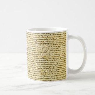 MagnaCarta text Kaffemugg