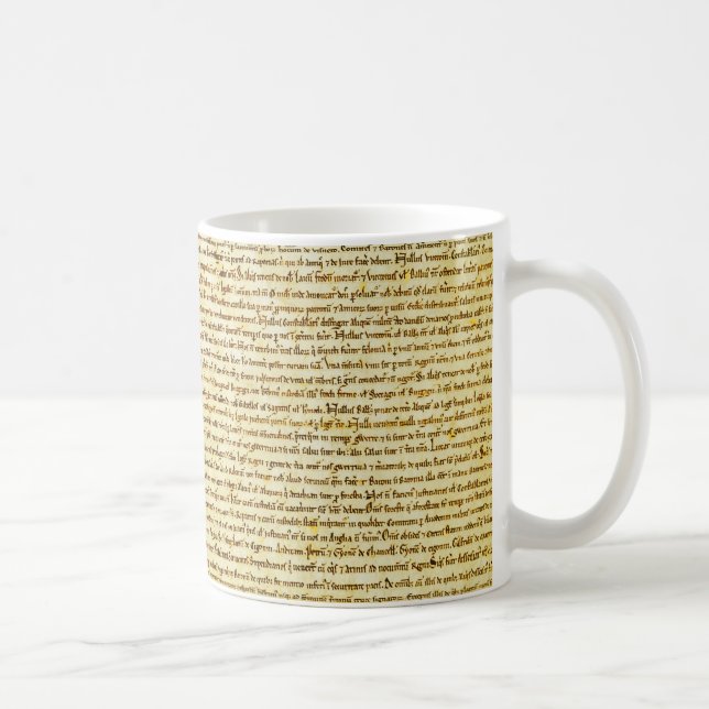 MagnaCarta text Kaffemugg (Höger)
