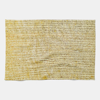 MagnaCarta text Kökshandduk