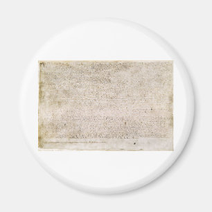 Magnaen Carta av charter 1215 av frihetar Magnet