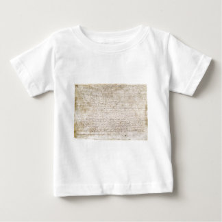 Magnaen Carta av charter 1215 av frihetar Tee Shirt