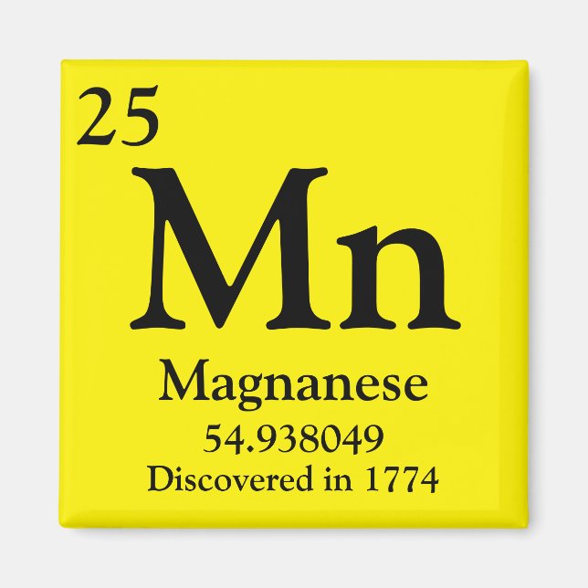 Magnanese Periodic Bord Magnet (Framsidan)