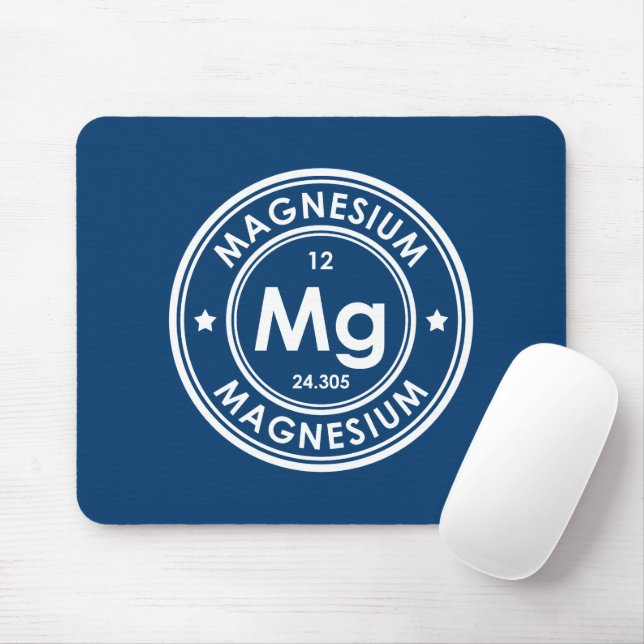 Magnesium Inslag Blue Mouse Pad Musmatta (Med mus)