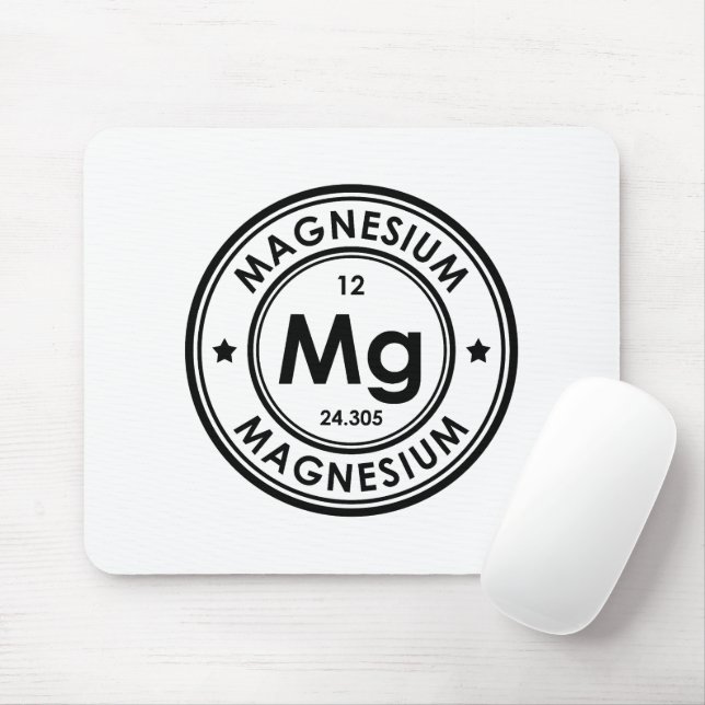 Magnesium Inslag Mouse Pad Musmatta (Med mus)
