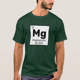 Magnesium/Periodisk Bord - Mg Inslag T-Shirt