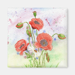 Magnet "3 poppies"