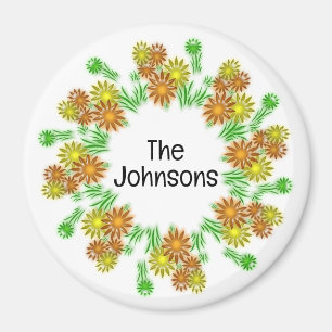 Magnet - 3D Lysande Blommor