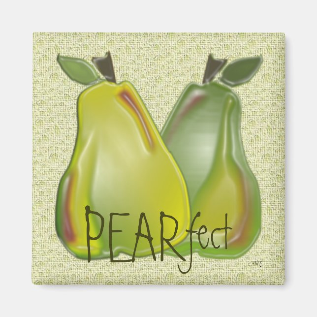 Magnet 3D Pears (vatten-pek) (Framsidan)