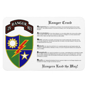 magnet 4x6 för 75:eskogsvaktareRegiment