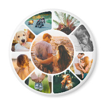 Magnet 9 Photo Rounds