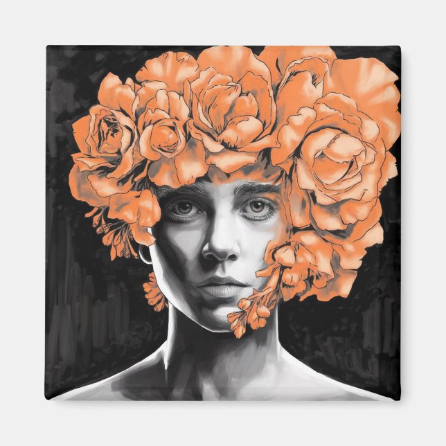 Magnet Abstract Canvas Prints: A Journey into the  (Framsidan)