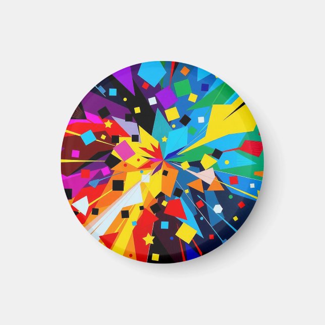 Magnet - Abstract geometric art (Framsidan)