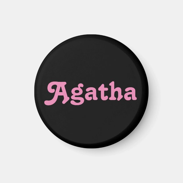 Magnet Agatha (Framsidan)