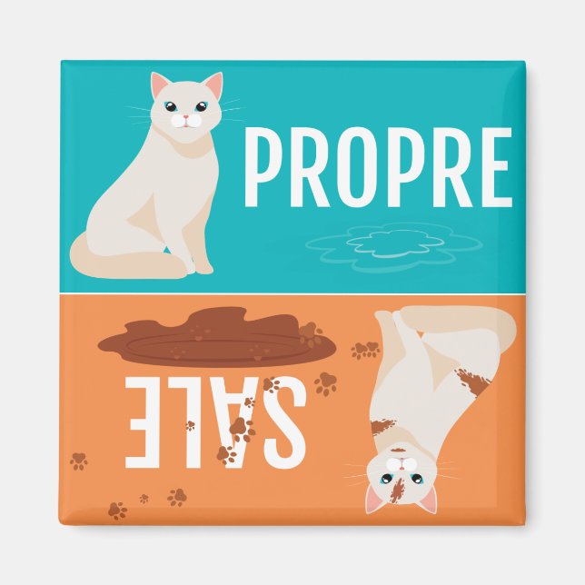 Magnet aimanté pour lave-vaisselle "propre-sale" (Framsidan)