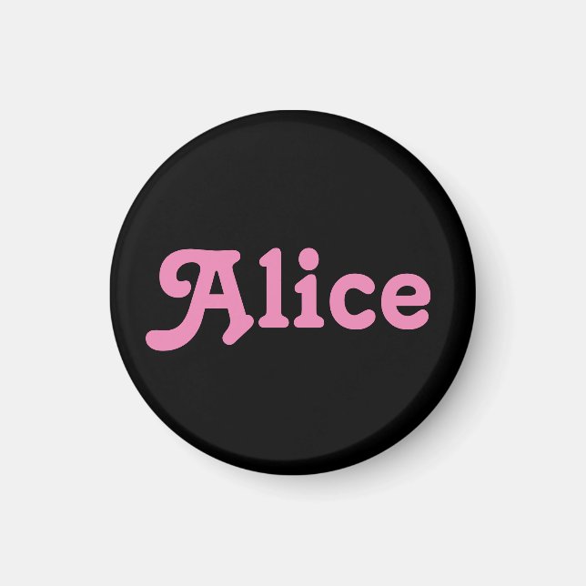 Magnet Alice (Framsidan)