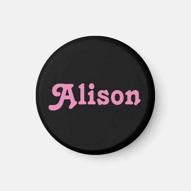 Magnet Alison (Framsidan)