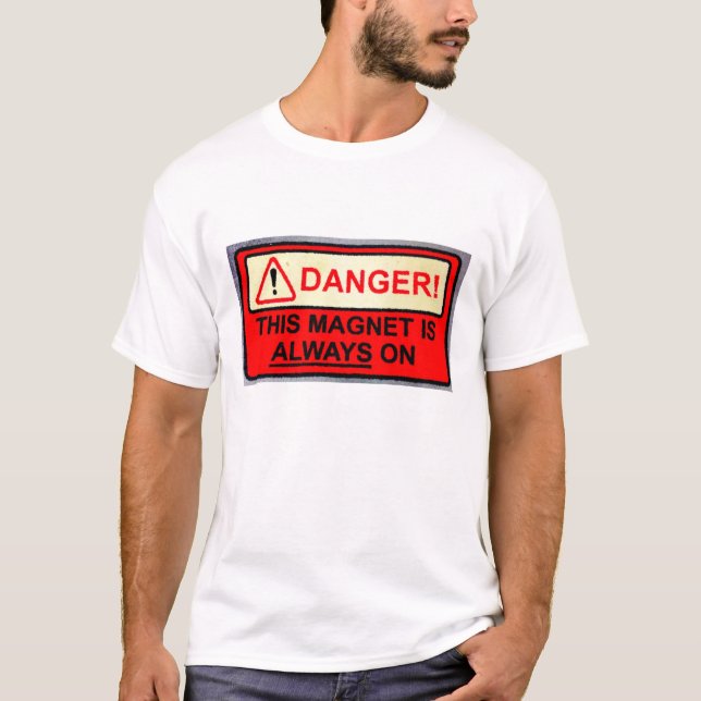 Magnet alltid på tshirten tee (Framsida)