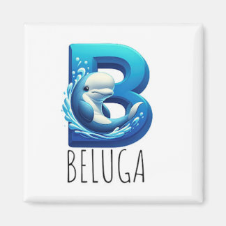 Magnet Animaux Rigolos Lettre B