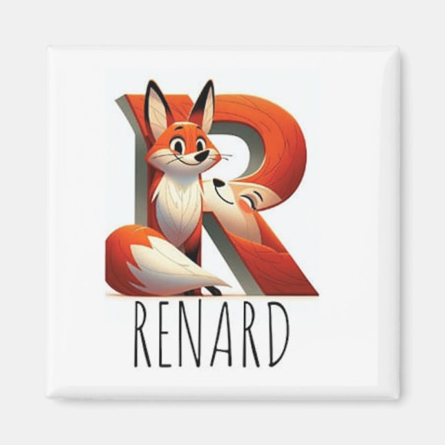 Magnet Animaux Rigolos Lettre R (Framsidan)