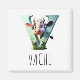 Magnet Animaux Rigolos Lettre V