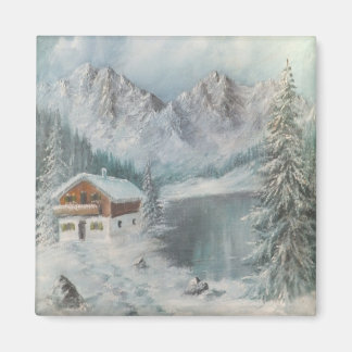 Magnet Ann Hayes Painting Bavarian Snö Dream