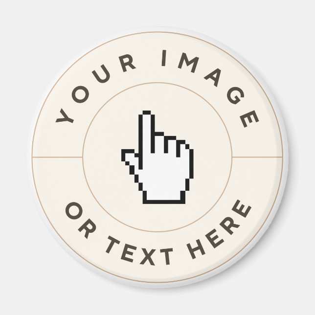 Magnet - Anpassningsbar (lägg till bild/text) (Framsidan)