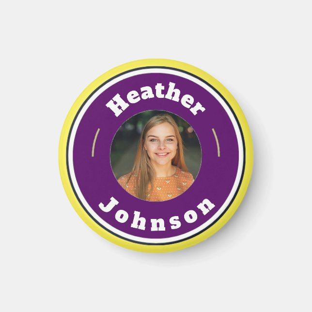 Magnet - Anpassningsbar Personlig (lägg till namn  (Framsidan)