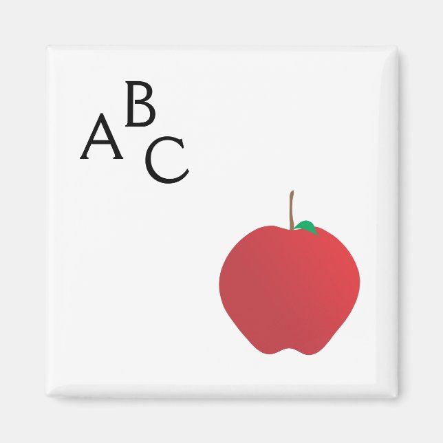 Magnet Apple, A, B, C (Framsidan)
