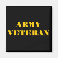 Magnet Army Veteran