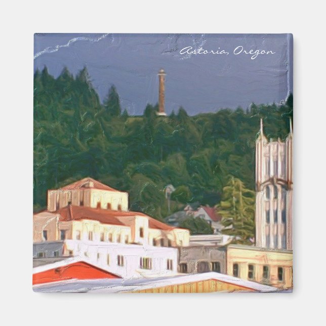 Magnet-Astoria Oregon Magnet (Framsidan)